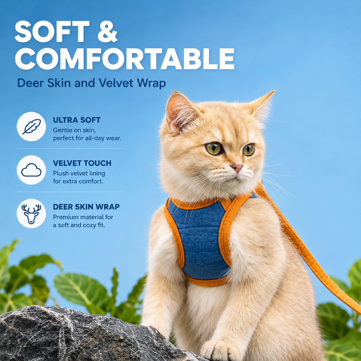 PurrGuard™ Escape-Proof Cat Harnes