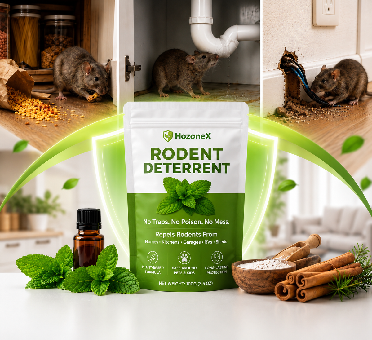 Rodent  Repellent Pouches
