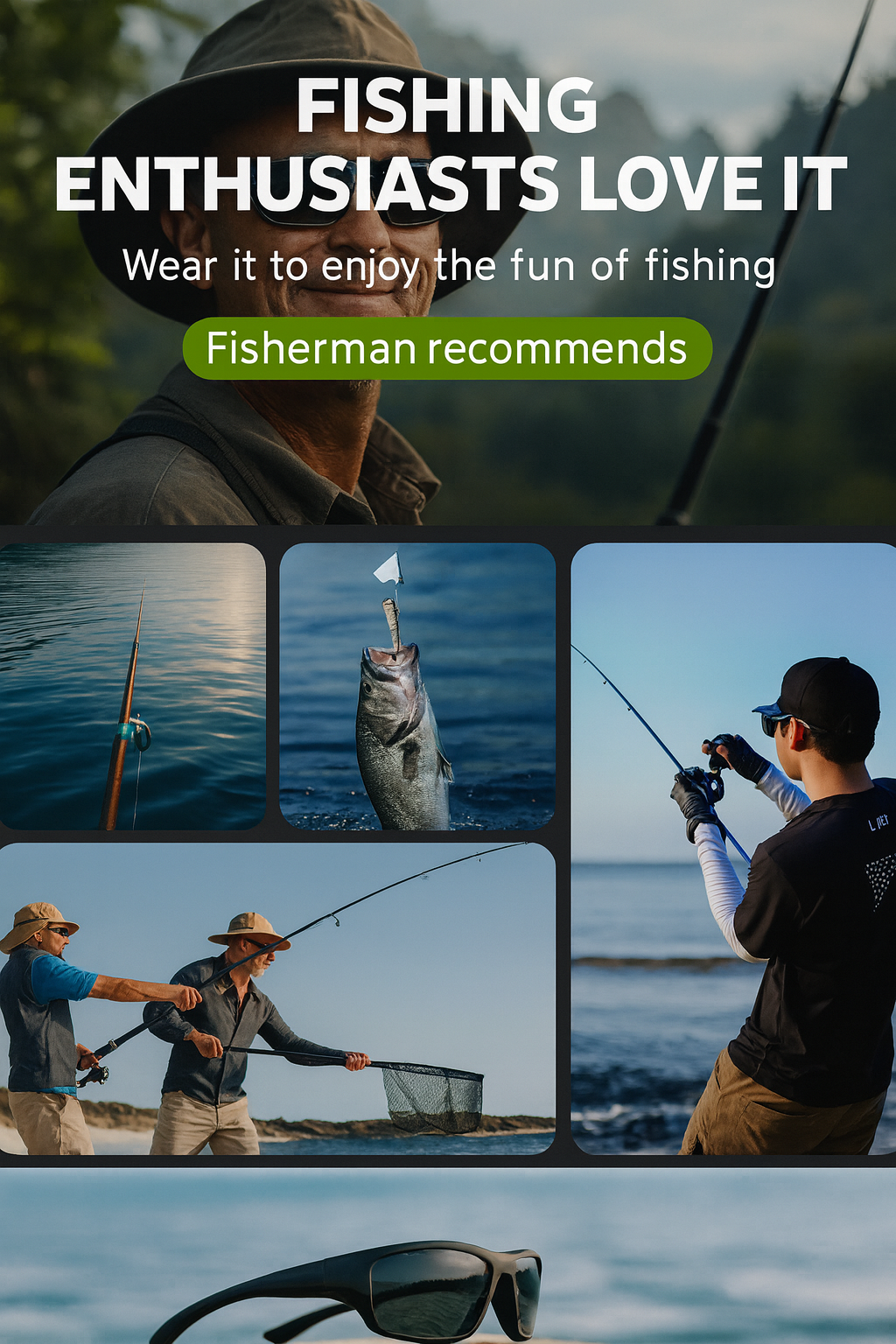 REEL VIEW FISHING GLASSES