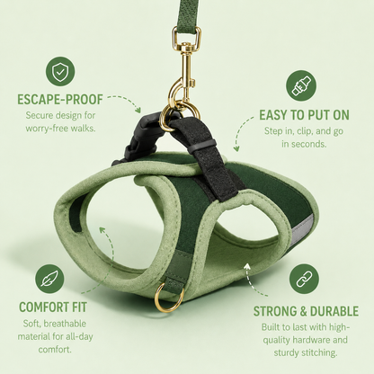 PurrGuard™ Escape-Proof Cat Harnes