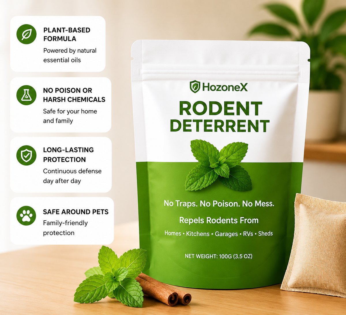Rodent  Repellent Pouches
