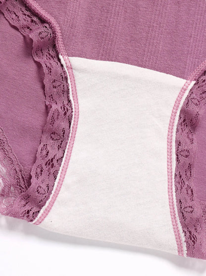 High Waist Sexy Maternity Women's Panties Soft Cotton Breathable Lace Trimming Pregnant Women Underwear Pregnancy Briefs