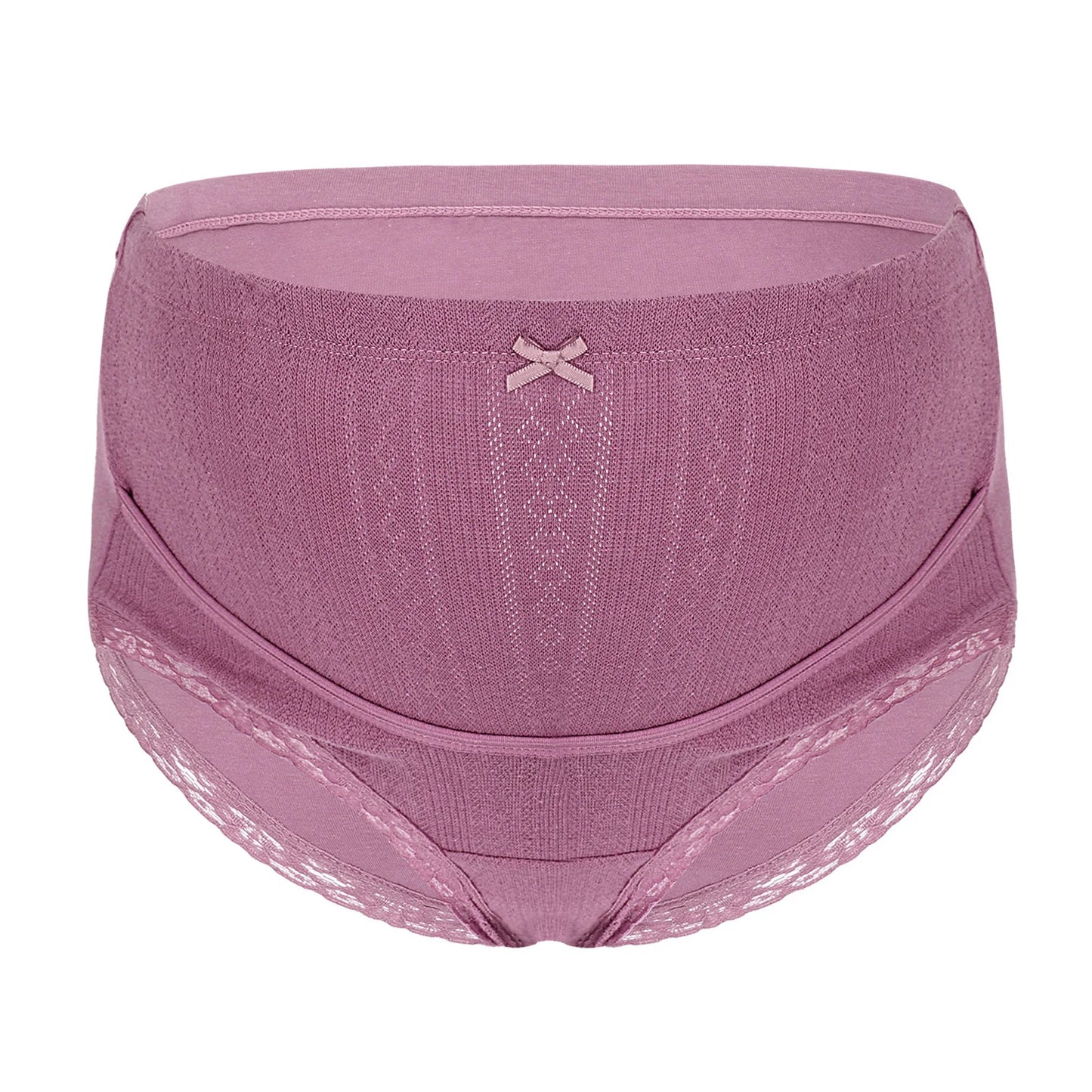 High Waist Sexy Maternity Women's Panties Soft Cotton Breathable Lace Trimming Pregnant Women Underwear Pregnancy Briefs