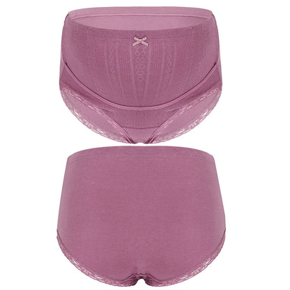 High Waist Sexy Maternity Women's Panties Soft Cotton Breathable Lace Trimming Pregnant Women Underwear Pregnancy Briefs