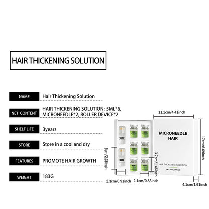 Microneedle Hair Regrowth Kit Solution Scalp Nourishing Serum For Hair Health Maintenance Needle Head Use Scalp Care Kit
