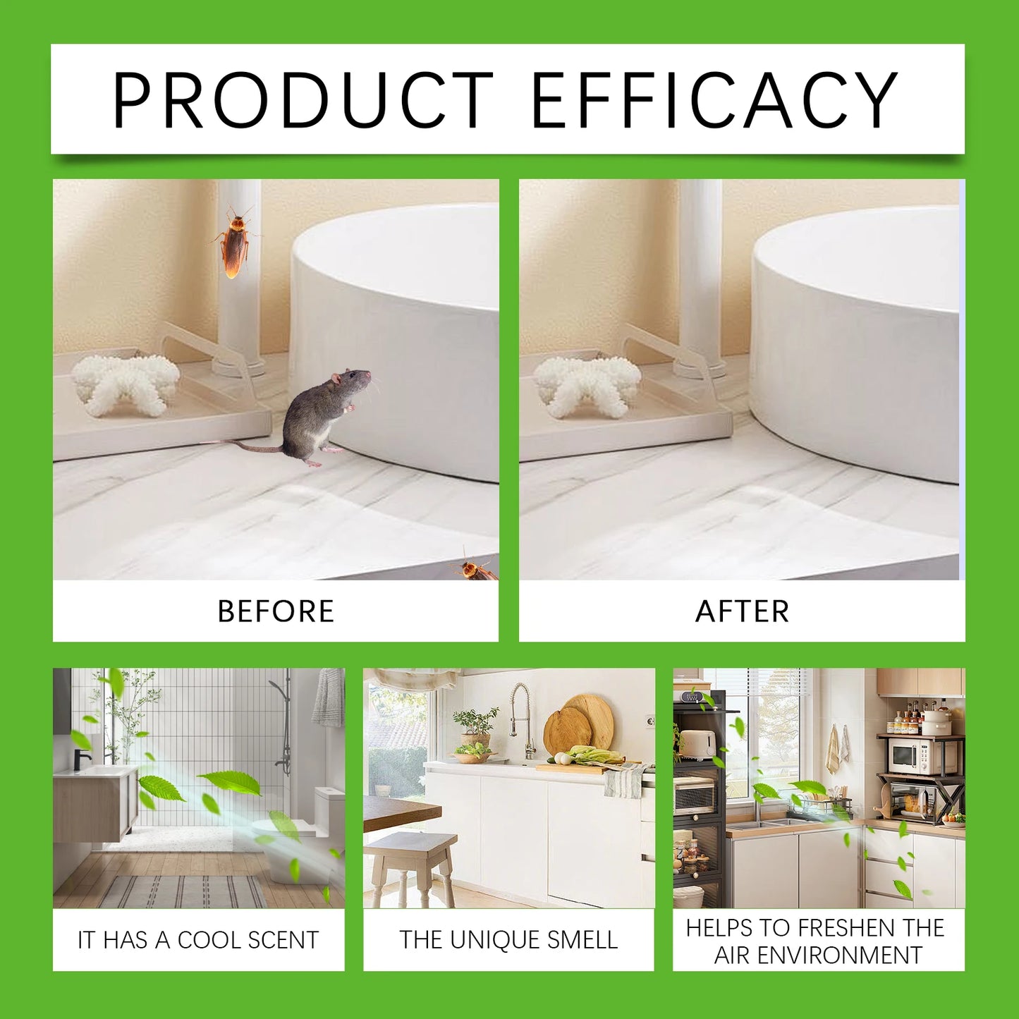 HozoneX Peppermint Oil Home Rodent Repellent Plant Ingredients Indoor Mild Rodent Repellent Convenient Home Rodent Repellent