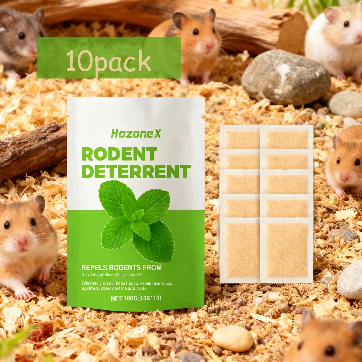 Natural Peppermint Indoor Rodent Repellent
