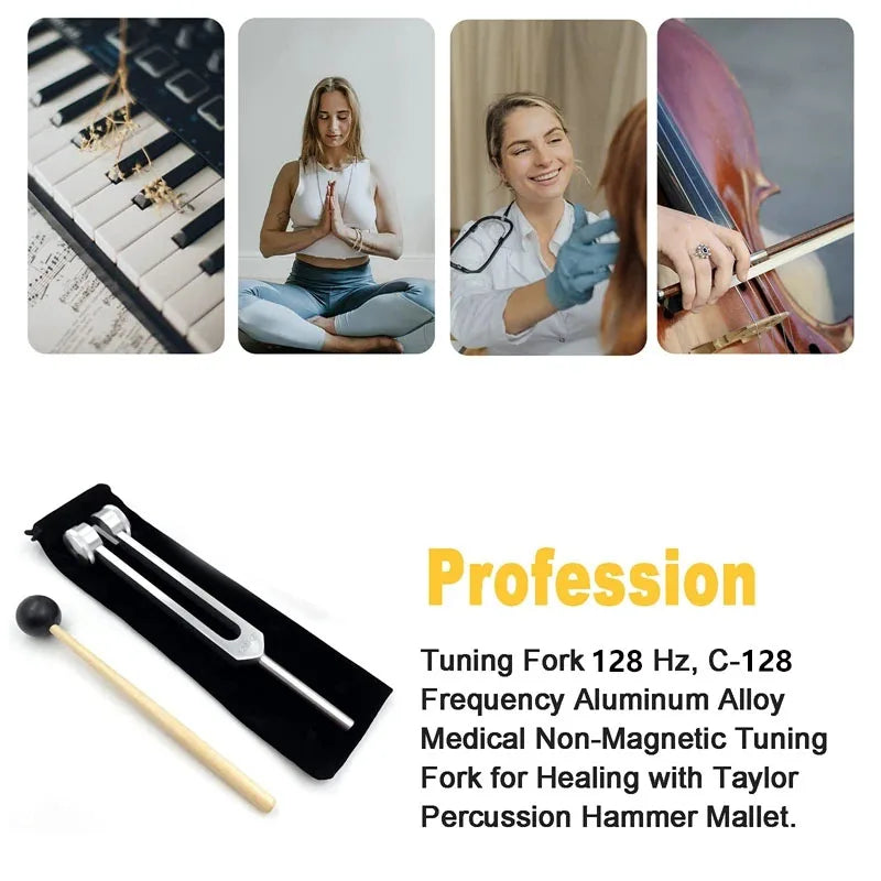 Vibrelle 128HZ Tuning Fork for DNA Repair Healing Nervous System