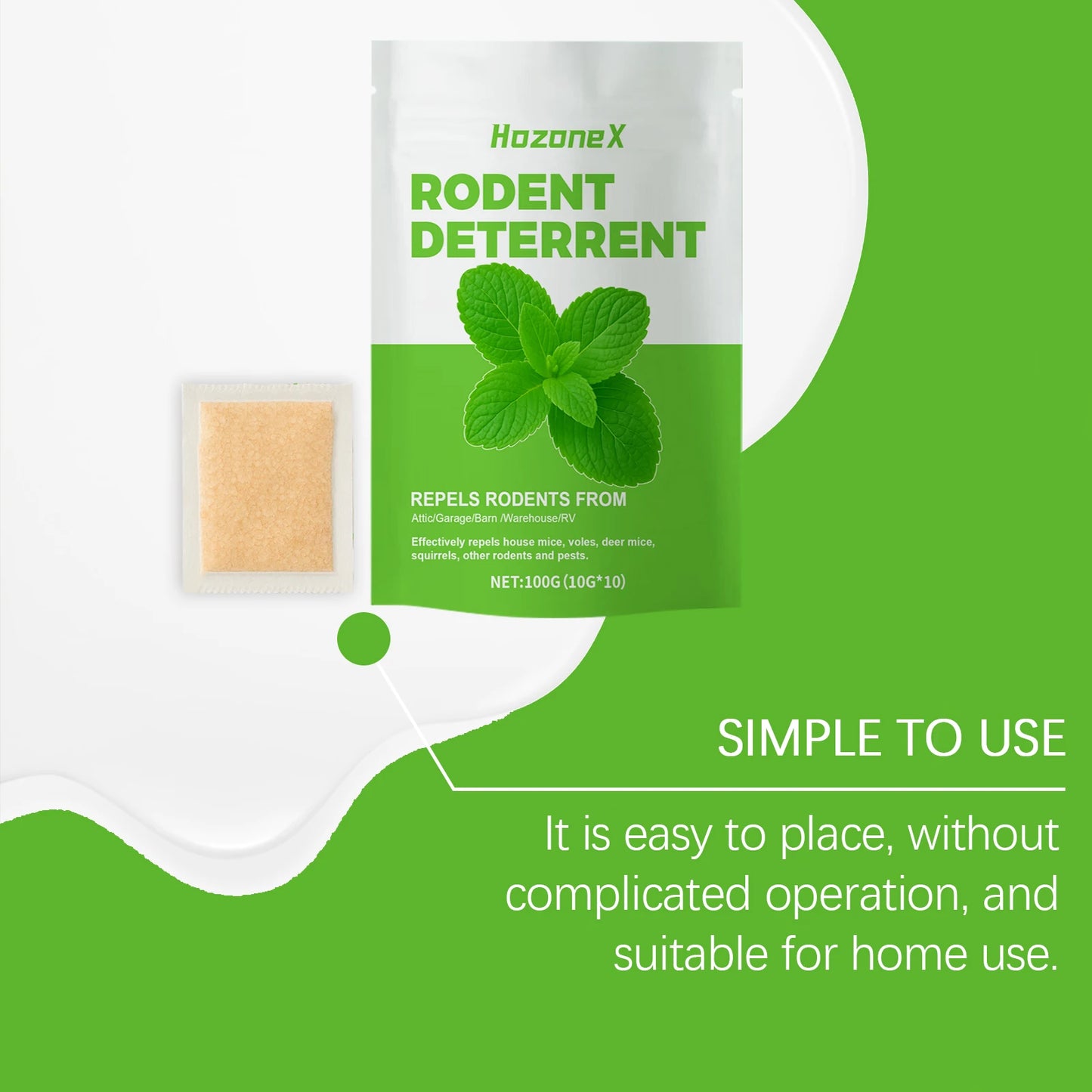 Natural Peppermint Indoor Rodent Repellent